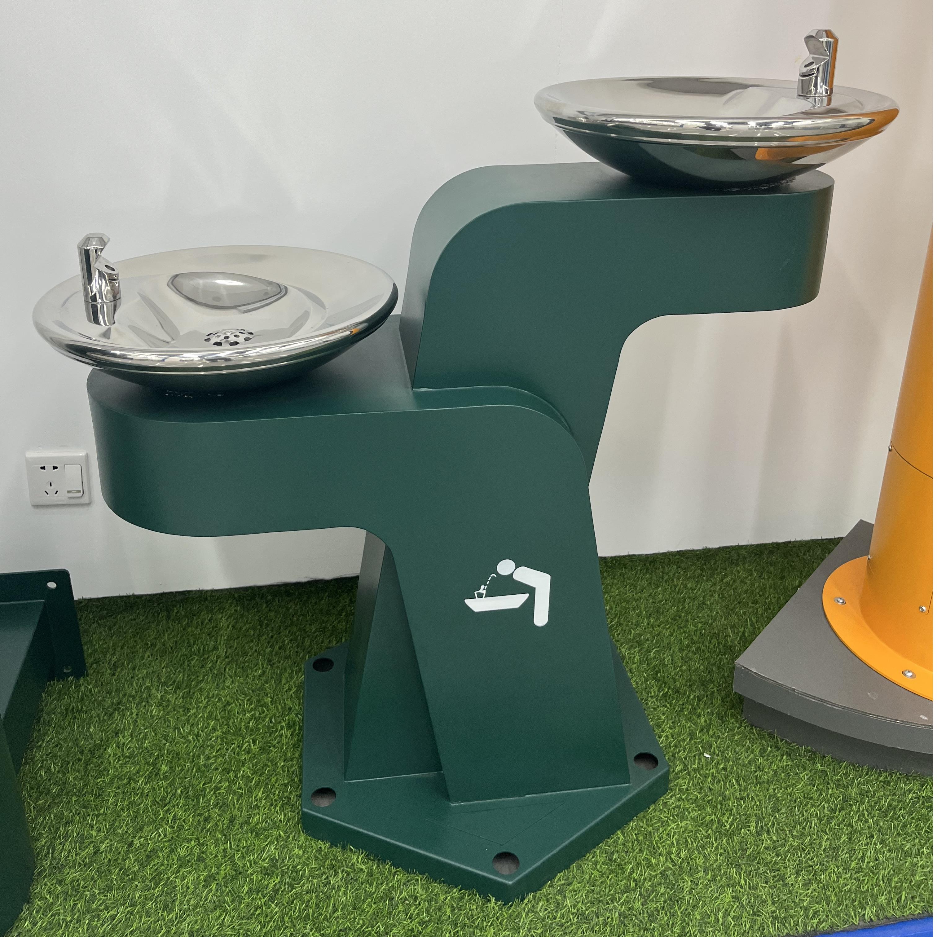 公園一體式飲水機 304不銹鋼材質直噴飲水臺