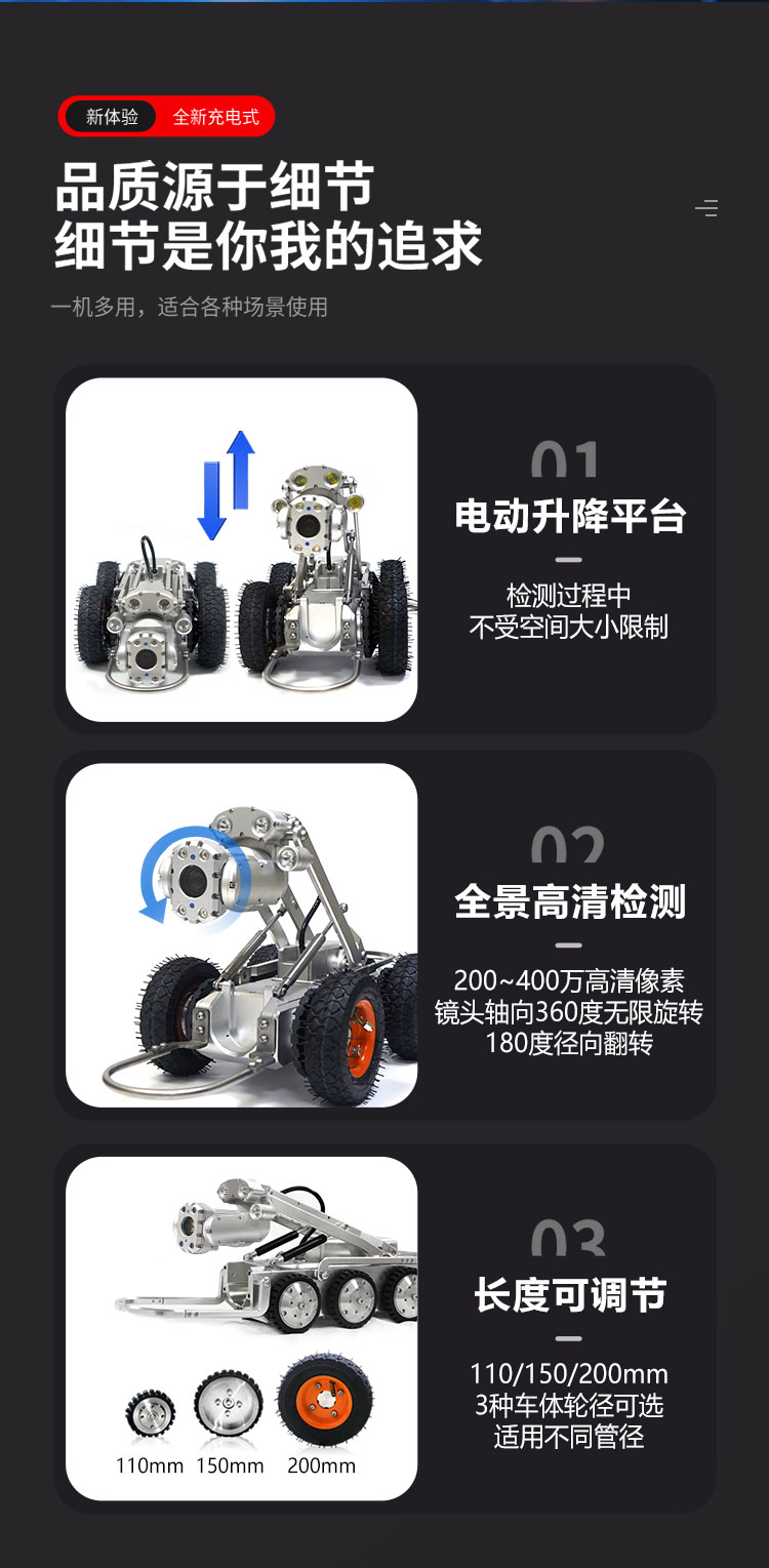 排水管道检测机器人